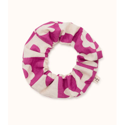 Chouchou Manju - Damier fuchsia