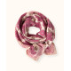 Big foulard Latika Bloom - Macadamia