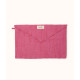Pochette d'ordinateur Ohas - Khadi fuchsia