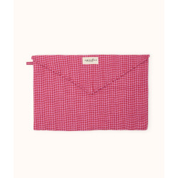 Pochette d'ordinateur Ohas - Khadi fuchsia