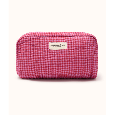 Grande trousse Gayane - Khadi fuchsia
