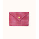 Enveloppe Ravi - Khadi fuchsia