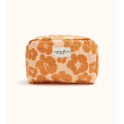 Petite trousse Gaya - Flora bold orange