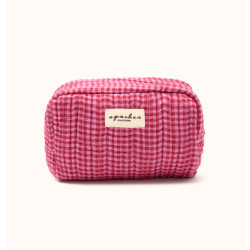 Petite trousse Gaya - Khadi fuchsia