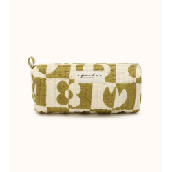 Trousse Opal - Damier tobacco