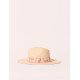 Chapeau Rosalie rose - M