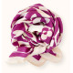 Big foulard Palika - Damier fuchsia