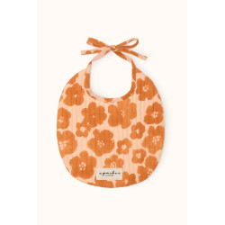 Bavoir Shampa Flora bold - Orange
