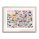 Affiche A4 - Carte de Paris