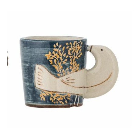 Tasse à expresso hezha oiseau bleu