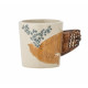 Tasse à expresso hezha oiseau nature