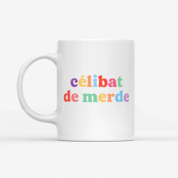 Mug Célibat de merde