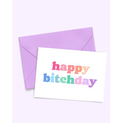 Carte Happy bitchday