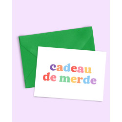 Carte Cadeau de merde