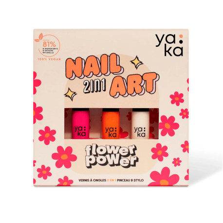 Coffret nail art - Flower power