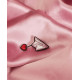 Broche Mini avion et coeur