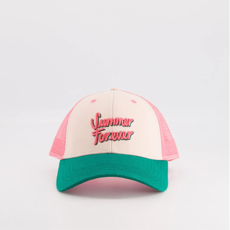Casquette trucker Summer forever rose - Adulte