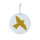 Médaillon Oiseau doré