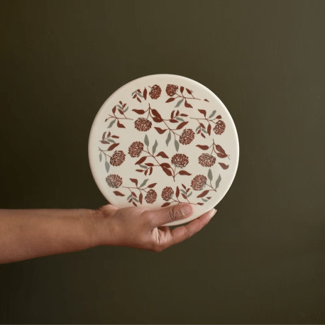 Dessous de plat sérigraphié - Tara terracotta