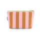 Trousse Sofia - Rayure caramel/strawberry