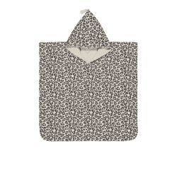 Poncho de bain Pépito - Graou greige - 1/3 ans