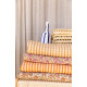 Matelas d'assise Rani - Champêtre orange