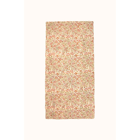 Matelas d'assise Rani - Champêtre orange