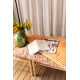 Matelas d'assise Rani - Champêtre aubergine