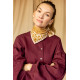 Small foulard Manika Mosaïc - Tobacco