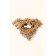 Small foulard Manika Mosaïc - Tobacco