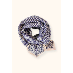 Big foulard Latika Mosaïc - Graphite