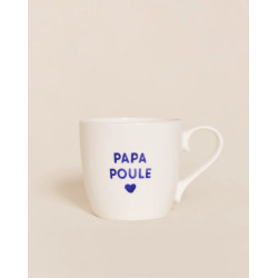 Mug Papa poule - Bleu