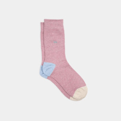 Chaussettes Unies - Rose chiné - Taille 41/46