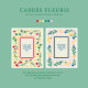 Kit de 2 peintures au numéro 24x30 - Cadres fleuris