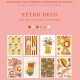 Kit de peinture au numéro 8 cartes - Rétro déco