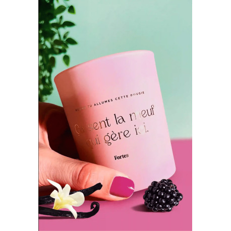 Bougie Gold vanille mûre  - Tu gères meuf