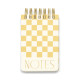 Bloc-notes à spirales - Checks