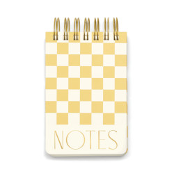 Bloc-notes à spirales - Checks 