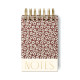 Bloc-notes à spirales - Burgundy groovy floral