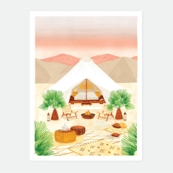 Affiche small - Glamping 