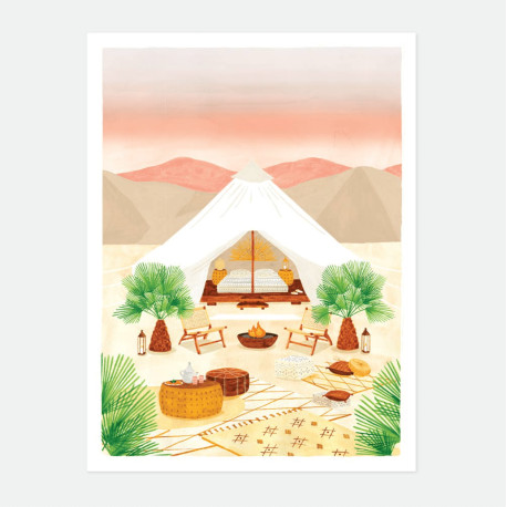 Affiche small - Glamping 