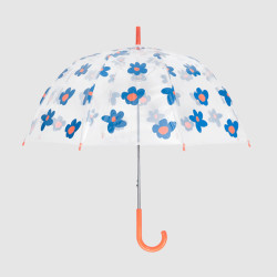 Parapluie Fleurs bleues - Grand format