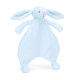 Doudou lapin bleu