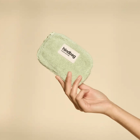 Porte-monnaie Lili - Eponge vert amande