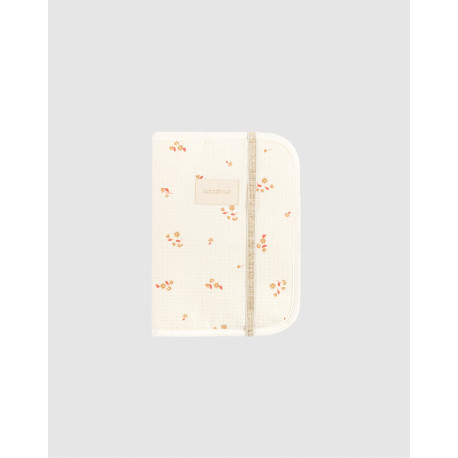 Protège-carnet de santé Poema Opera - Yellow lily