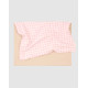 Couverture extra-douce Stories - Mauve pink squares