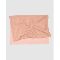 Couverture extra-douce Stories - Blush lemon grid