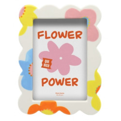 Cadre Elvira - Fleurs multicolores