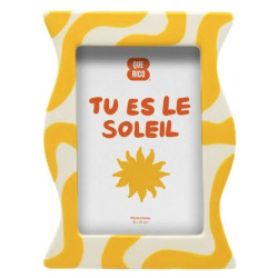 Cadre Francisco - Vagues jaunes