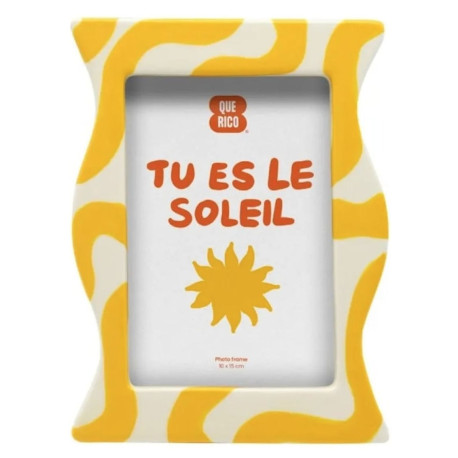 Cadre Francisco - Vagues jaunes